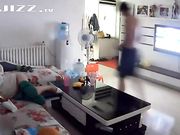 隐藏中的监视器记录了妻子偷汉子实况