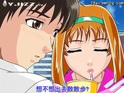 卡通动漫-淫魔对着自己的女神打飞机还想强奸她