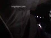 饥渴丰满少妇晚上出击勾引胖司机激情车震