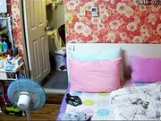 黑客破解家庭摄像头偷拍白领姐姐洗完白白风扇吹身子