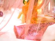 国产骚妇卡戴珊金莲艳情史 鸳鸯浴后床战超激情