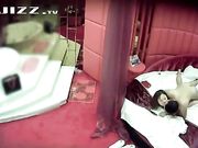 情趣酒店水滴摄像头监控偷拍很会玩的眼镜情侣各种姿势有点重温玉蒲团的感觉