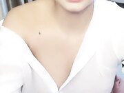 难得一见粉色奶头D罩杯美乳靓女进出抽插喷水