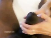 网红陈曦6部曲之爆舔粗大黑屌