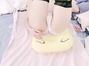 C罩杯顶级美乳黑丝美腿眼镜美妞大战头套男 01