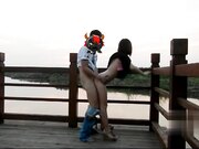 火遍全网美臀反差人妻【人间精灵】景区人前放肆露出 野战车震