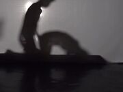 女大学生被男友隔着布看到 却被大鸡巴射中了 2