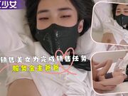 房产销售美女为完成销售任务服务金主爸爸