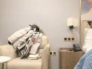 约了个花臂纹身高颜值甜美嫩妹子啪啪 舔奶摸逼深喉口交翘起屁股后入猛操