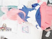 王者妲己女仆慾火中燒蜜汁臀自慰小穴蜜水沾枕头无套狗幹内射中出cos小妹