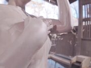 你想尝试用我的屁股潮吹吗？以及双重中出性爱