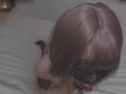 欠調教的小母狗每天最期待的就是主人的精液，插人家的小穴時要牽著人家唷