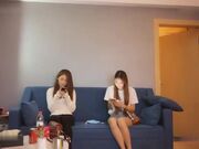 约操2位极品高挑大长腿性感美女双飞 2美女身材颜值都超赞