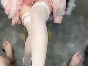 喜欢COS的女友漫展完了主动送B