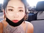 骚气少妇户外车震双人啪啪大秀性感灰丝 舔硬JJ上位抽插自己动淫语骚话