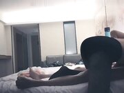 约操极品粉色T恤性感黑丝少妇