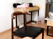 戴眼镜爱笑的御姐范妹子 露脸口交包皮男 对着逼逼尿尿玩夫妻浴池