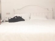 约了个黑衣纹身性感妹子 调情扣逼站立后入再到床上玩大力猛操