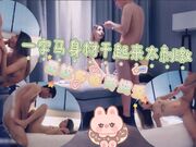 一字马，这身材干起来太刺激，柔软多姿各种配合大开眼界
