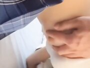 妹妹让我带她去商场买jk制服，妹妹穿上jk后让我控制不住自己，逛街回来后正好爸妈都不在家，我开始狂操