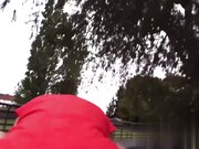 疯狂城市公共性爱与2个辣妹在街头体验露天爆操性爱体验