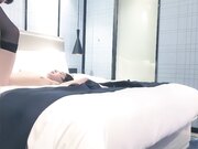 南航空姐丰满身材空姐装，肥臀大奶超敏感