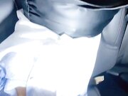 漆黑的夜开车到野外 车内激情不断 车震是真爽真刺激呀