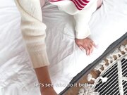 金发继妹打断UNO牌游戏 夺走继兄的童贞