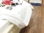 高颜值极品越韩混血妹子直播秀上位啪啪没搞几下就射了