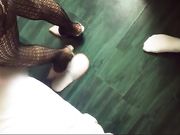 情趣黑丝套装美少妇 蜜桃美臀 按摩棒大J8一起上超敏感连续爆操高潮腿会颤抖