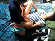 简陋房廉价的高品质小嫩鸡被花白头发老大爷啪啪啪推的还挺猛貌似还是无套阴毛都没长几根就出来卖了真是可惜了