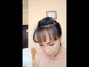 自驾姐特意换上漂亮连衣裙和曾经炮友的儿子宾馆约炮大概上次尝过鲜之后让姐很回味