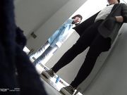 某大学女卫生间定点针孔偷拍一个接一个学妹方便拍脸又拍下面眼镜黑丝妹不错屁股又白又圆又大