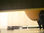 牛人潜入商场隔板女厕侧拍黑丝美眉阴唇有很多分泌物