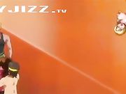 [hentai 中字动漫]调教中的取精少女