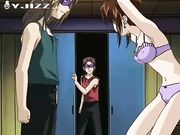 巨乳年轻女教师放学后被三名猥琐面具男教室里捆绑轮奸