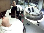 情趣酒店豪华套房TP国企领导秃顶大叔与小情人造爱没整好内射了小情人不愿意了对白精彩