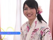 浴衣姿でごっくんフェラ-西園寺れお