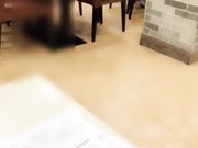 吃饭时已经按耐不住偷偷到卫生间脱衣操逼