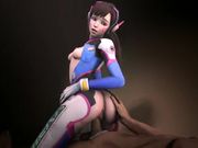 超爽体验 各姿势玩操战斗女神