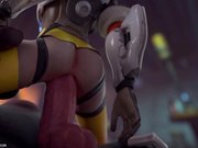 超爽体验 各姿势玩操战斗女神