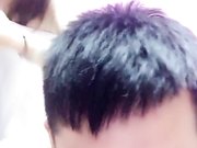 手机直播现场解说眼镜小哥啪啪秀