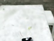 感美女公园游玩时被好色男搭讪挑逗后在凉亭啪啪