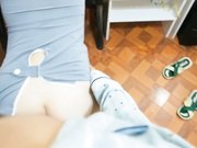 温柔风骚人妻鸡巴搞硬撅起屁股后入骚货自己动