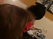 文艺眼镜男双飞陈静沈妍秒射被调侃“你怎么屌我姐妹呢”