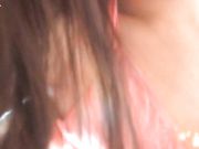 绝美女友第一次奉献给我的时候就是穿的这件粉色小肚兜