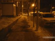 快餐达人寒冬深夜路边店最后选个大波肥穴阴毛没几根的妹子