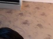 淫荡巨乳面具熟女3P秀深喉口交