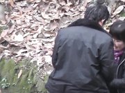 公园密林中年大叔泄火找个中年熟女野鸡啪啪