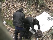 公园密林中年大叔泄火找个中年熟女野鸡啪啪